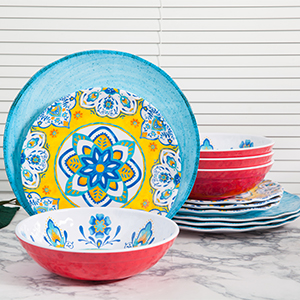 Yellow Melamine Dinnerwar Set