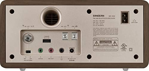 Sangean WR-16 AM/FM, Aux-in, Bluetooth, Wooden Cabinet Radio