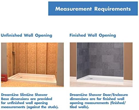 DreamLine 30 in. D x 60 in. W x 75 5/8 in. H Left Drain Acrylic Shower Base and QWALL-3 Backwall Kit In White, DL-6145L-01