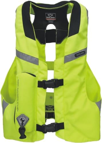 Hit-Air MLV Airbag Vest – Motorcycle Safety Vest with Automatic CO2 Deployment – Lightweight, Reusable, Adjustable Fit – Unisex Protective Riding Harness