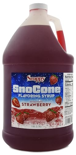 Snappy Root Beer Sno Cone Syrup, 1 Gallon (128 oz), Ready to Use for Snow Cone Machines and Shaved Ice