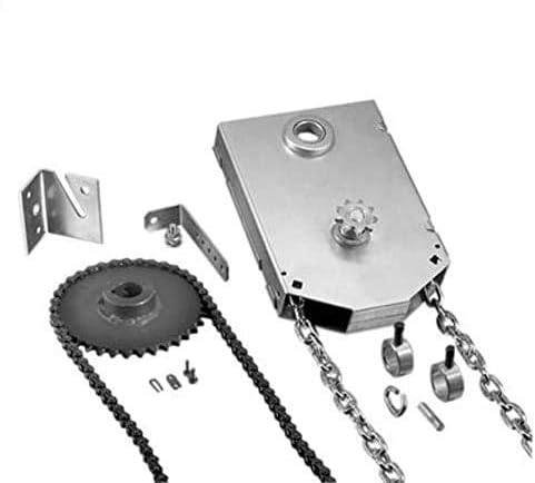 Garage Door Chain Hoist - Jr Jackshaft 4:1 Reduced Drive -1" (Shaft Mount)