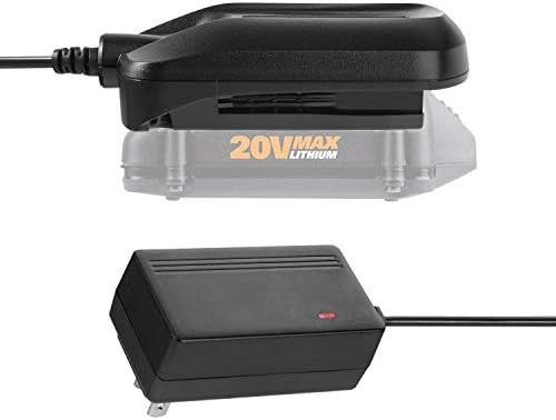 WA3742 Charger for 20V Lithium Battery WA3520 WA3525 WA3578, Cell9102 Replacement Worx Battery Charger 20V WA3732 WA3875 WA3881