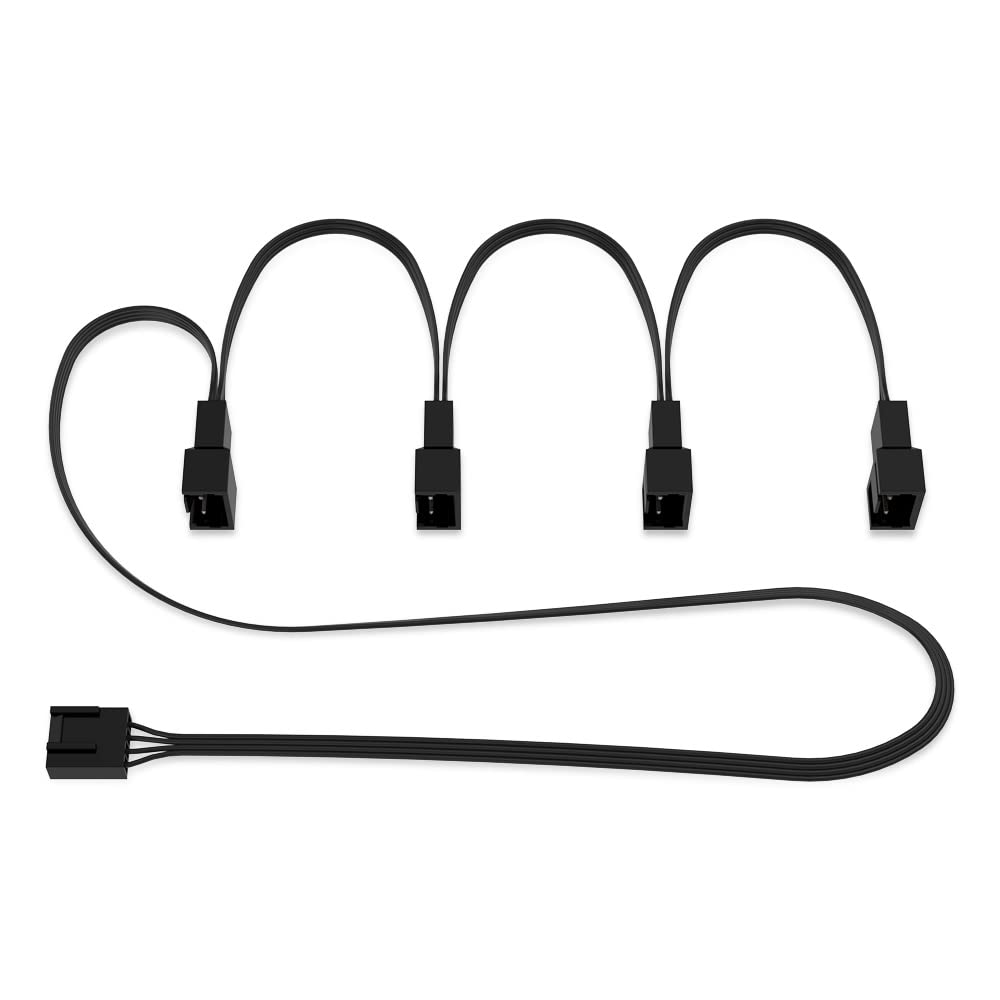 ARCTIC 4-Pin PWM Fan Splitter Cable - PST Extension-Cable for 4 Case Fans