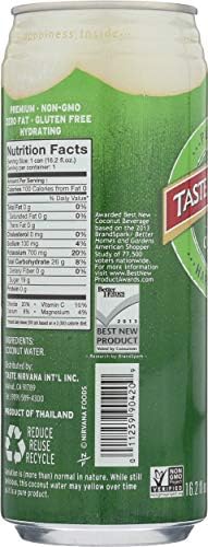Taste Nirvana Real Coconut Water - 16.2 fl oz