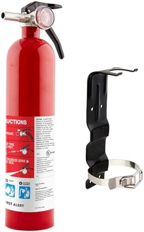 First Alert Fire Extinguisher, Standard Home Use | HOME1 UL RATED 1-A:10-B:C, Red 4-Pack