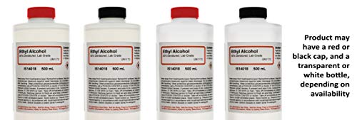 95% Ethyl Alcohol, 16oz - Denatured Ethanol Alcohol - Laboratory-Grade, Not for Topical Use - The Curated Chemical Collection
