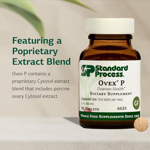 Standard Process Inc. Ovex P - Whole Food-Based Supplement to Support Your Health - with Porcine Ovary Cytosol Extract - 90 Tablets