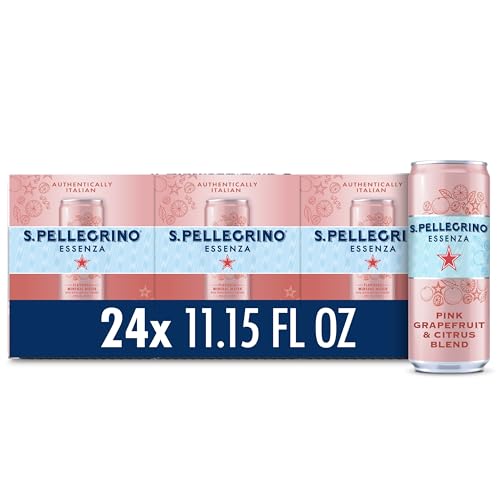 S.Pellegrino Sparkling Natural Mineral Water, Unflavored, 11.15 Fl. Oz (Pack of 24)