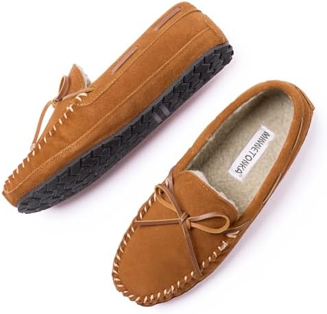 Minnetonka Men's Casey Moccasin Slippers