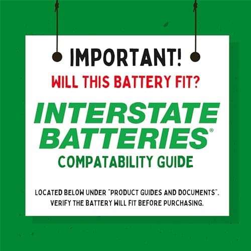 Interstate Batteries 12V 35Ah SLA AGM Deep Cycle Battery Insert Terminal