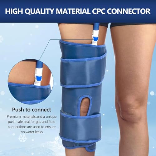 Koozam Cryo Cuff Knee Cooler Cold Therapy Ice Machine for Knee System | Cryotherapy Cuff Machine Combines Compression with Cold Therapy | Essential