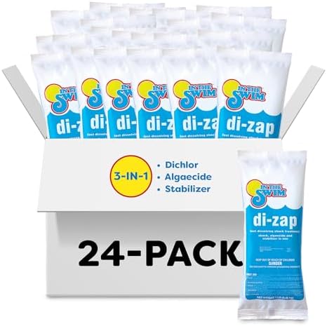 In The Swim Premium 3-in-1 Pool Shock - Di-Zap - 24 x 1 Pound Bags
