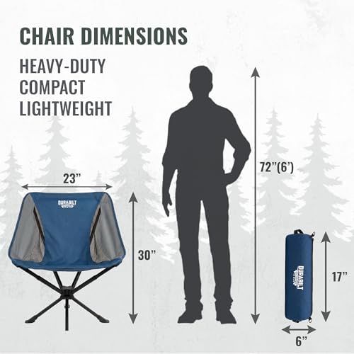 360 Swivel Camping Chair, Folding Portable Outdoor Camp Chair | A 360-degree swivel camping chair that turns to face the action