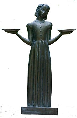 Bird Girl Large with Pedestal 37.5h