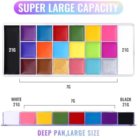 UCANBE Athena Face Body Paint Oil Palette