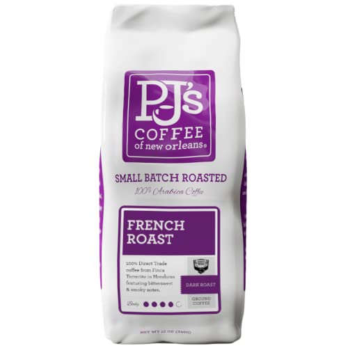 PJ's Coffee - French Roast (Pack of 1 - Ground Coffee)