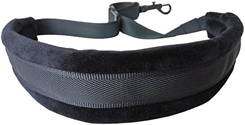 Xinlink Professional Black Soft Padded Saxophone Neck Strap with Snap Hook for Alto Tenor Soprano Baritone Sax Music Accessories