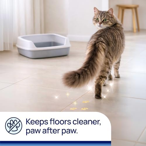 Litter Pearls Micro Crystals Unscented Non-Clumping Crystal Cat Litter with Odorbond, 7 lb, White, Clear and Blue Crystals (LPMC7)
