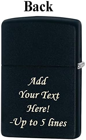 Zippo Lighter-Personalized Custom Message Engraved on Backside Cowboy Hat and Rope Westerns Windproof Lighter Resting Cowboy 24879