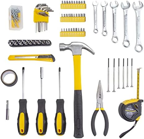 CARTMAN 148-Piece Automotive And Household Tool Set, Blue Repair Kit Case
