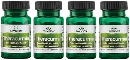 Swanson Theracurmin - Herbal Supplement Supporting Joint Health & Mobility - Formulated for High Absorption - (30 Capsules, 100mg Each)