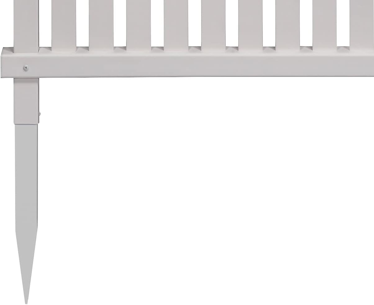 Enclo Wilmington Privacy Screen 2pk, White Vinyl DIY No Dig Kit | 45.5inH x 36.5inW, 2 Panels, ZP19008