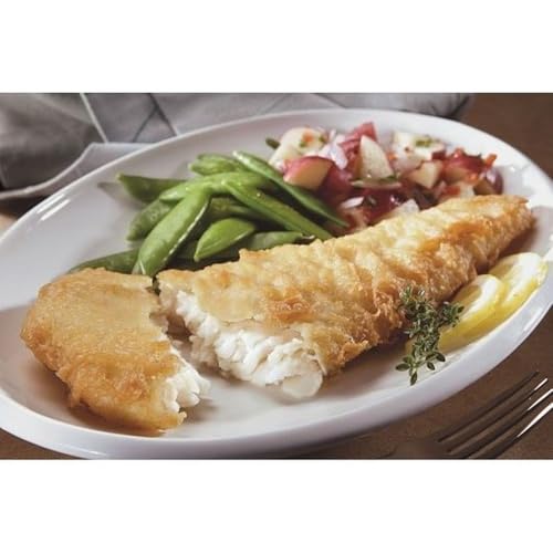 Big Bobs Belly Buster New England Style Batter Cod Fillet, 8 Ounce of 18-23 Pieces, 10 Pound -- 1 each.