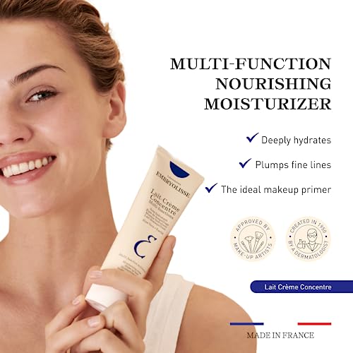 Embryolisse Lait-Crème Concentré Face Moisturizer and Makeup Primer, French Face Cream With Shea Butter & Aloe Vera