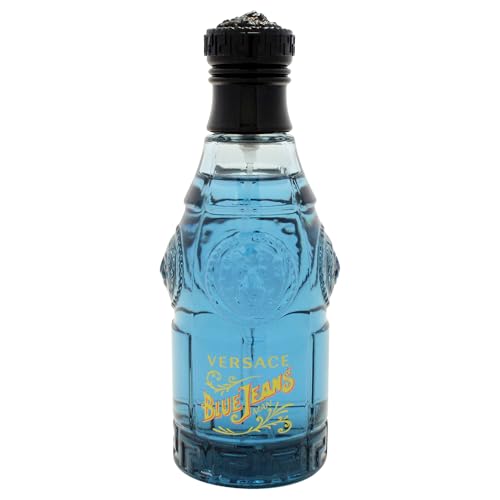 Blue Jeans By Gianni Versace For Men, Eau De Toilette Spray 2.5-Ounces