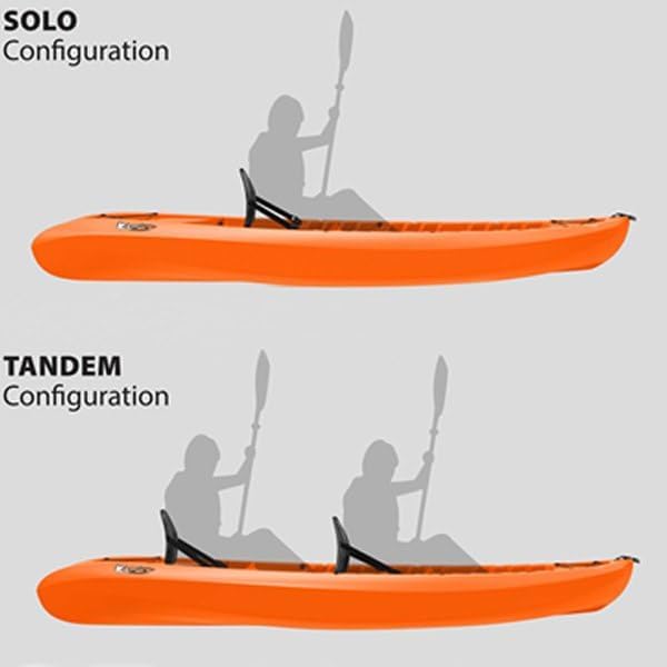 Lifetime Kokanee Sit-On-Top Kayak, Orange, 10'6"