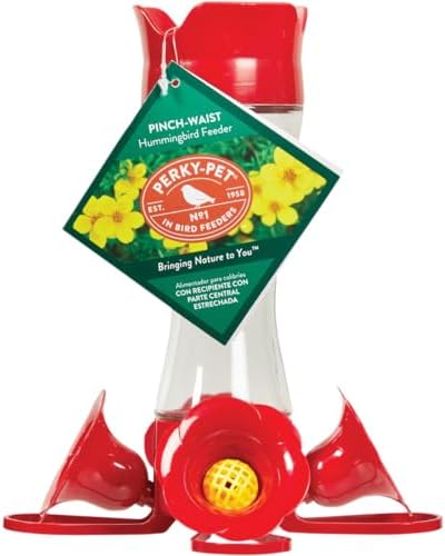 Perky-Pet Hummingbird 8 oz. Glass Nectar Feeder 4 Ports - Total Qty: 2