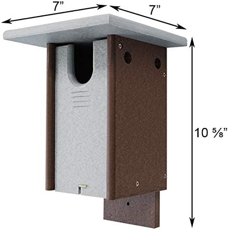 Amish Made Recycled Plastic Sparrow Resistant Bluebird House