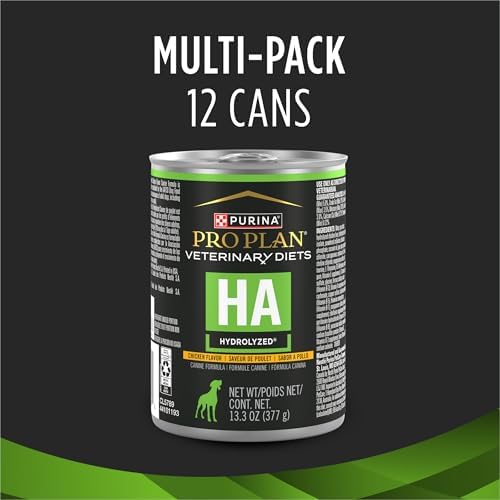 Pro Plan Veterinary Diets Purina HA Hydrolyzed Chicken Flavor Canine Formula Adult Wet Dog Food - (Pack of 12) 13.3 oz. Cans