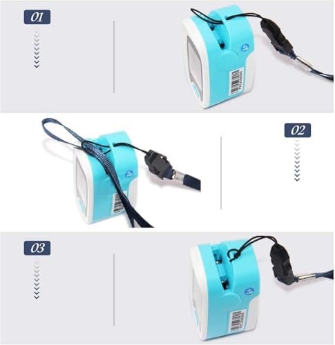CONTEC LED CMS50M Pulse Oximeter,SpO2 and PR Value Waveform Blood Oxygen, Neck/Wrist Cord