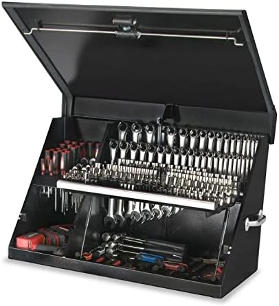 Montezuma ME300B 30-Inch Portable TRIANGLE Toolbox, Black
