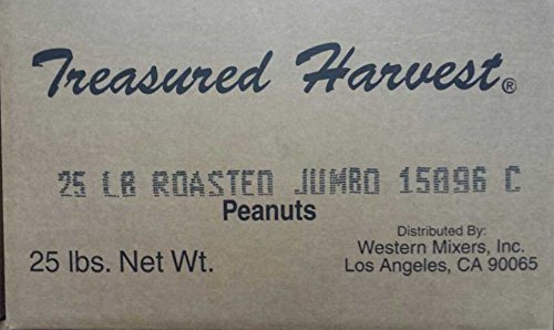 Roasted Jumbo Peanuts - 25 lb. - In the Shell