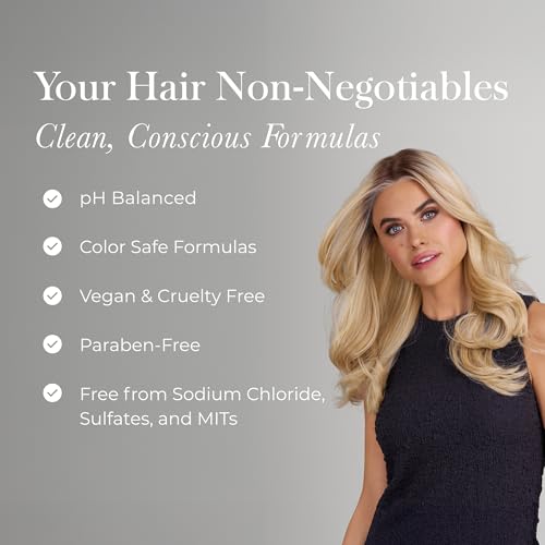 Jon Renau Synthetic Fiber Care Kit, Shampoo and Leave In Conditioner for Synthetic Wigs and Hair Extensions, Detangler Spray with Wide Tooth Comb