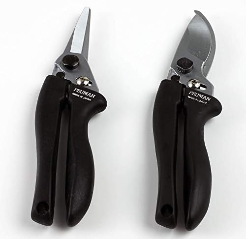Wazakura Professional Japanese Bypass Pruning Shears 8inch(195mm) Made in Japan, Heavy Duty Pruners, Garden Hand Clipper with Safety Lock