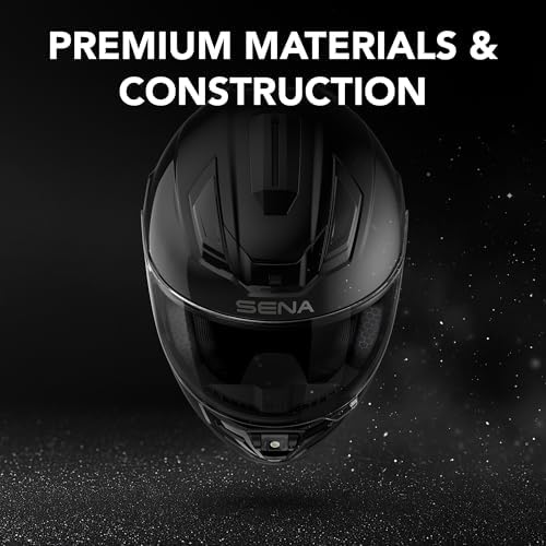 Sena Phantom and ANC Full Face Smart Motorcycle Helmet with Integrated Communications, LED Lighting, and 2nd Generation Sound by Harman Kardon