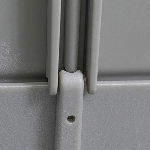 Petmate Husky Dog House for Dogs Up to 90 Pounds, Grey, Made in USA