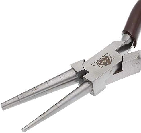 The Beadsmith Vintaj Loop Rite Pliers – Make Perfect Wire Loops in 7 Sizes (2–8mm), Jewelry Making Tool for Jump Rings