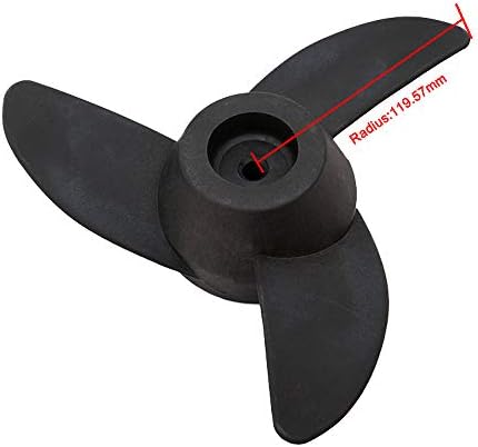 Propellers Electric Outboard Motor Prop for 55lb, 62lb, 86lb Electric Trolling Motors Mount Accessories/Boat 3-Blades Propellers