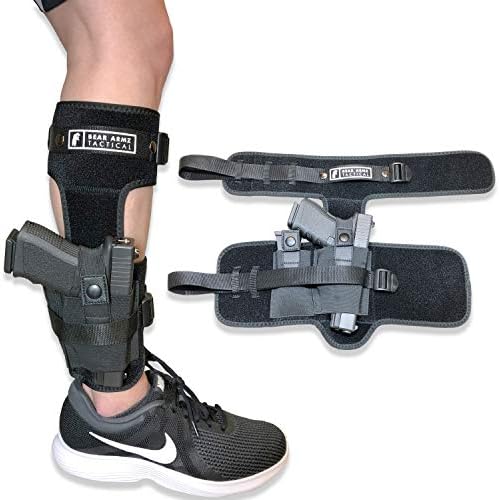 Ankle Holster for Concealed Carry | American Company | B.U.G Leg Holster | Compatible with Glock 43, 42, 33, 30, 27, 26 S&W M&P Shield 9mm