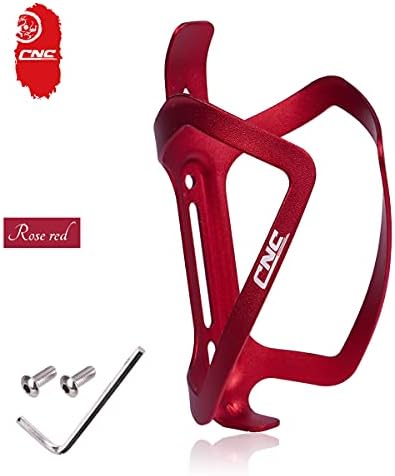 CNC Bike Water Bottle Holder，2-Pack Bike Bottle Cage for MTB Road Bike，Black