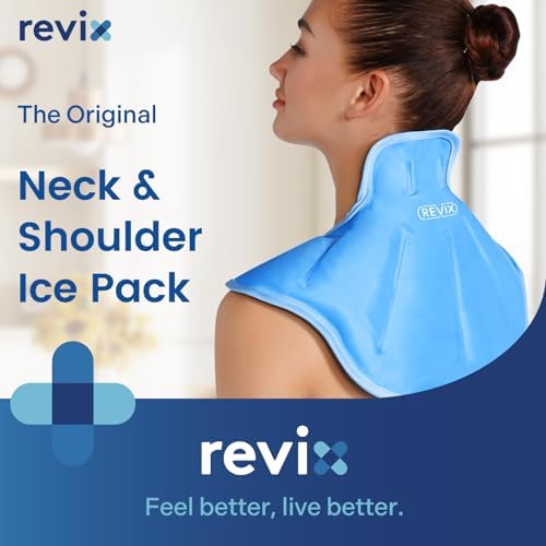REVIX Ice Pack for Shoulders and Neck, Shoulder Ice Pack for Back Relief