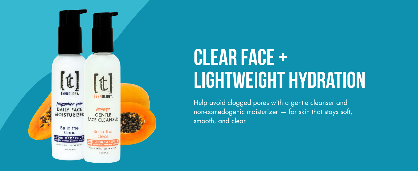 clear face lightweight hydration