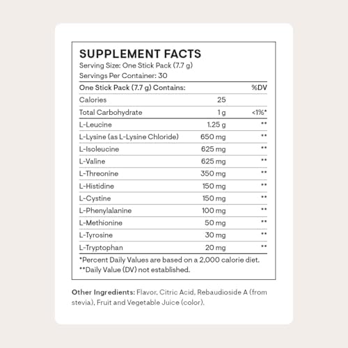 THORNE Amino Complex, Clinically Validated EAA & BCAA Powder, 30 Servings | Supports Lean Muscle Mass & Exercise Recovery*, for Pre or Post-Workout, Berry, Dairy-Free, NSF Certified for Sport
