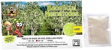 10 Million Live Beneficial Nematodes Hb & Sf - Kills Over 200 Different Species of Soil Dwelling and Wood Boring Insects.