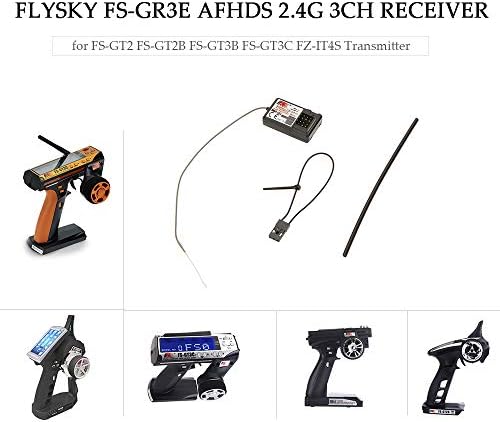 GoolRC Flysky FS-GR3E AFHDS 3CH Receiver for FS-GT2 FS-GT2B FS-GT3B FS-GT3C FZ-IT4S